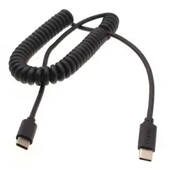 No more tangles with Coiled Cable Design. USB-C Cable with Tangle Free Coiled Wire design. NOTE: Both Connectors are...