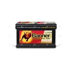 Batterie BANNER AGM 58001 12V 80AH 800A. Les point forts des batteries BANNER RUNNING BULL Technologie de pointe AGM....