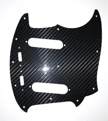 Up for sale is a Fender Mustang Classic Series styled CARBON FIBER Glossy Guitar Pickguard.Get the look of real carbon...