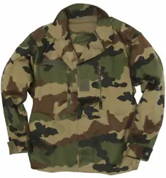 Elastic band on bottom of jacket for secure fit. Flecktarn Camouflage German Army Shirt/Jacket - NEW Unissued - Size...