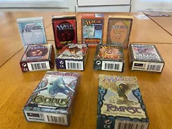 I picked up these classic MTG starter deck boxes.