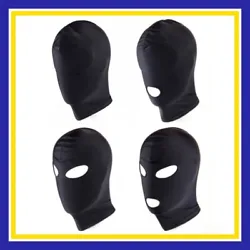 Full head cover with blindfold/open eye/open eye with open mouth/open mouth with blindfold, stretchy and breathable....