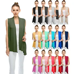 Lightweight Sleeveless Open Draped Cardigan. otherwise it wont be accepted.