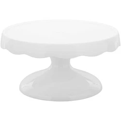 Trying to decide between a fancy cake serving plate and pedestal cake stand?. Get both with our 2-in-1 cake pedestal....