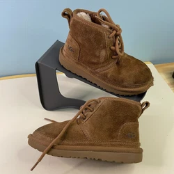 UGG Neumel II Toddler Size 12 Boot Suede Upper 1017320T Chestnut FAIR