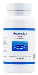 Do not use in fish intended for human consumption. AQUA-MOX FORTE AMOXICILLIN, 500 MG.