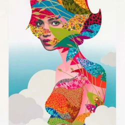 Archetypal imagery from magazines, art history and films are used as a starting point, which are then cut, overlaid and...
