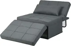 Folded into the smallest size of the ottoman - 37.4