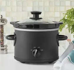 With its small 2 quart capacity, this slow cooker is ideal for singles, couples, or small families who want to prepare...