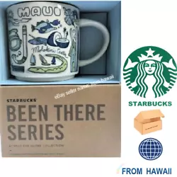 Starbucks MAUI Hawaii Mug 14oz Been There Series Ceramic Coffee Cup NIB & with SKU. Size 14oz - 414ml. Genuine...