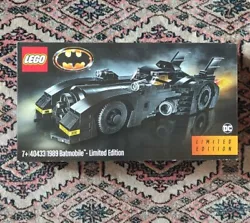 LEGO BATMAN DC 1989 40433 Batmobile Limited Edition NEW SEALED IN BOX.