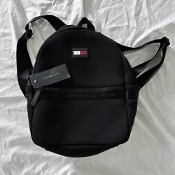 Timmy Hilfiger backpack NWT No flaws  Measurements in photos Black Adjustable straps #tommyhilfiger This Tommy Hilfiger...