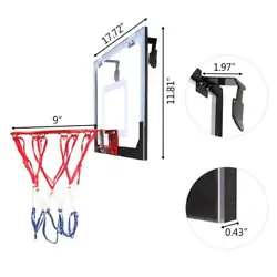 With a sturdy PVC backboard, it is made to withstand many years of competitive play. Wall mounted design allows it to...