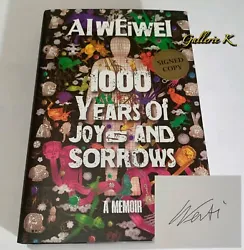 Signed by Ai Weiwei! Ai Weiwei - 1000 Years of Joy and Sorrow. I went through all the available signed copies and...