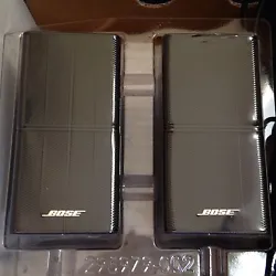 Lot of 2 Bose Premium Jewel Double Cube Speakers in Black. Sound perfect and look just about as good. Speakers only. No...