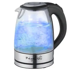 This kettle has a sleek design with a stainless steel finish that looks great in any kitchen. • Boil -dry protection....