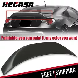 Fit For Toyota. 1x Trunk Spoiler. Third, peel off the adhesive on the spoiler to install. For Scion FR-S2013 - 2017....