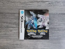 Notice Seule Pokémon Version Diamant / Perle - Nintendo DS / 3DS.