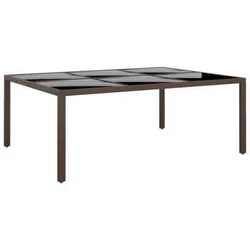DotÃ©e dun design Ã©lÃ©gant, cette table de jardin avec dessus en verre deviendra le point central de votre...