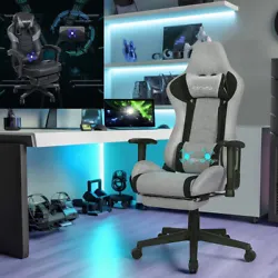 ELECWISH Massage Gaming Chair Office Chair. Gaming Chair Computer Racing Swivel Seat Office Chair w/ Lumbar Support...