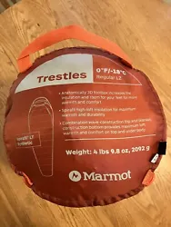 Marmot Trestles 0° Regular LZ Sleeping Bag. Pre-owned. Used Two Times.