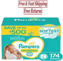 Made for your growing baby, new Pampers Swaddlers is Pampers softest diaper EVER with outstanding absorbency! New...