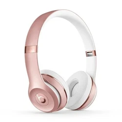 Enjoy your music with the stunning Beats Solo3 Wireless On-Ear Headphones by Dr. Dre, available in beautiful Rose Gold...