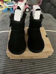 Koolaburra Ugg boots size 7 toddler girl Black. Condition is New with box. Shipped with USPS Ground Advantage.