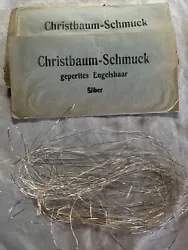 antique German silver Lametta. Each envelope has what you see in the picture it is unused I have many Envelopes circa...