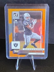 2022 Donruss #283 Darren Waller SSP Orange Jersey Number /83 - Raiders.