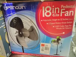 Penguin Adjustable Pedestal Fan, 18
