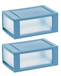 6QT Plastic Storage Modular Stacking Drawer. Create a personalized organization set that meets your storage needs....