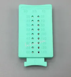 Dental Gauge For Gutta Percha Points. Autoclavable: 134°C. Available Color.
