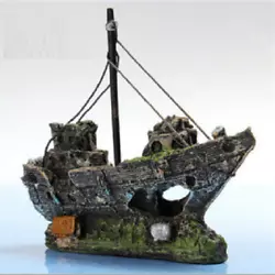 Features - Fun submersible pirate ship  - Non toxic resin - Provides a place for fish to hide out - Designed...