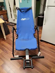 AB Lounge 2 Abdominal Workout Fitness Exercise Blue Lounger Chair Machine. Has some stains and wear but works fine....