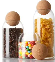 The jars are transparent, allowing you to easily identify the contents inside. 【Easy to clean and maintain】-...