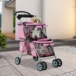 Owners will love our jogger stroller too with extra storage areas for your water bottle, treats, keys, and dog toys for...