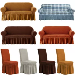 Fit Just Right: Our sofa cover with skirt can suitable for most type of sofas, such as: Antique Sofa, Leather Sofa,...