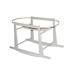 Soothe your baby to sleep with the Jolly Jumper Rocking Basket Stand. The Grey finish will stylishly fit into any room...