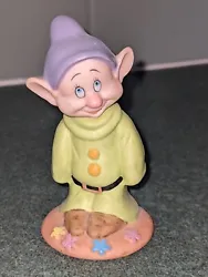 Disney Snow White and the Seven Drawfs Dopey Porcelain Figurine Figure 2.75