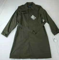 Trench Coat. London Fog. There is a minor flaw with this jacket. This flaw varies per jacket. The price reflects this...