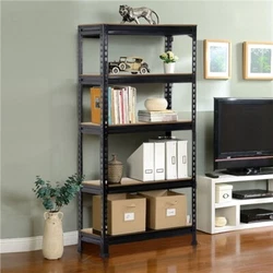 Robust Metal Frame: This 5-tier rack is supported by a galvanized, strong metal frame. The powder-coated surface...
