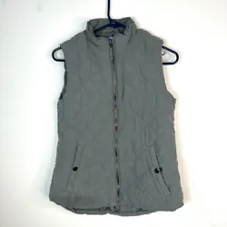 Laura Scott Grey Puffer Vest Women’s SmallPit-to-pit: 17”Length: 22.5”From a smoke-free house with a cat.Offers...