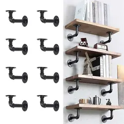 ✔️【PIPE SHELF BRACKET STANDARD】-Hardware (screws & plastic anchors) are included. This brackets for shelves...
