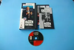 Titre : John Madden Football sur 3DO. BON JEU BONNE COLLECTION.