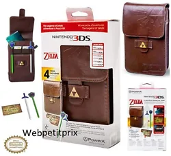 Transportez en toute sécurité votre console Nintendo 3DS grâce à létui PowerA The Legend of Zelda Starter Kit....