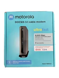 Motorola MB8600 DOCSIS 3.1 Cable - Black.