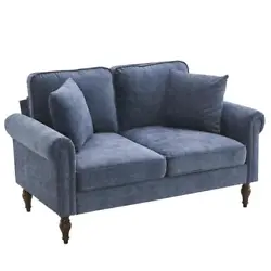 Suitable for many places - The rivet design on the armrest of this indoor furniture makes the sofa more fashionable....