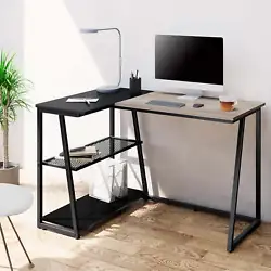 This multi-functional desk has a variety of ways to use. It can be used as a computer desk,gaming table, writing desk...