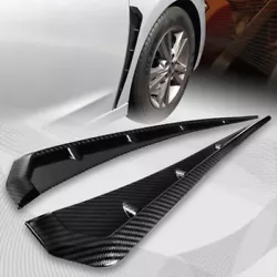For 2016 2017-2020 Honda Civic Carbon Fiber Dashboard Upper Air Outlet Vent Trim. For Honda Civic Gloss Black Vent...